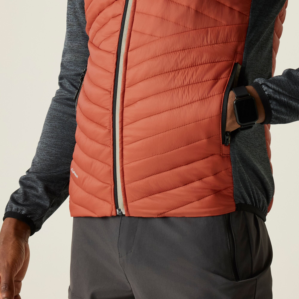 részlet REGATTA Andreson Hybrid piros férfi outdoor dzseki