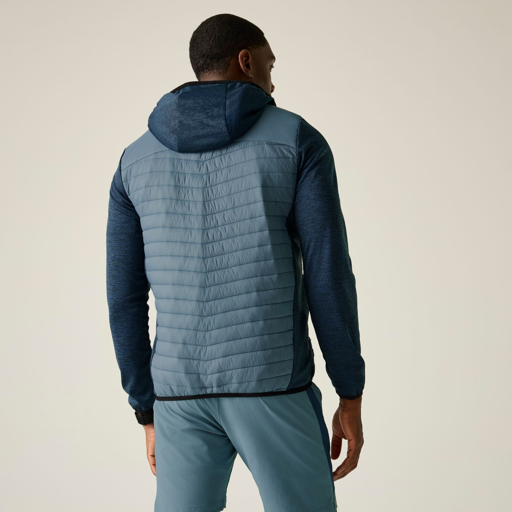 részlet REGATTA Andreson Hybrid kék férfi outdoor dzseki