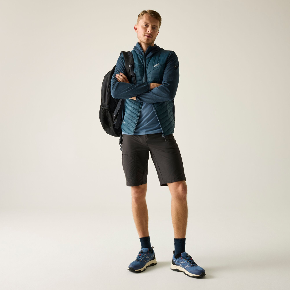 részlet REGATTA Andreson Hybrid kék férfi outdoor dzseki