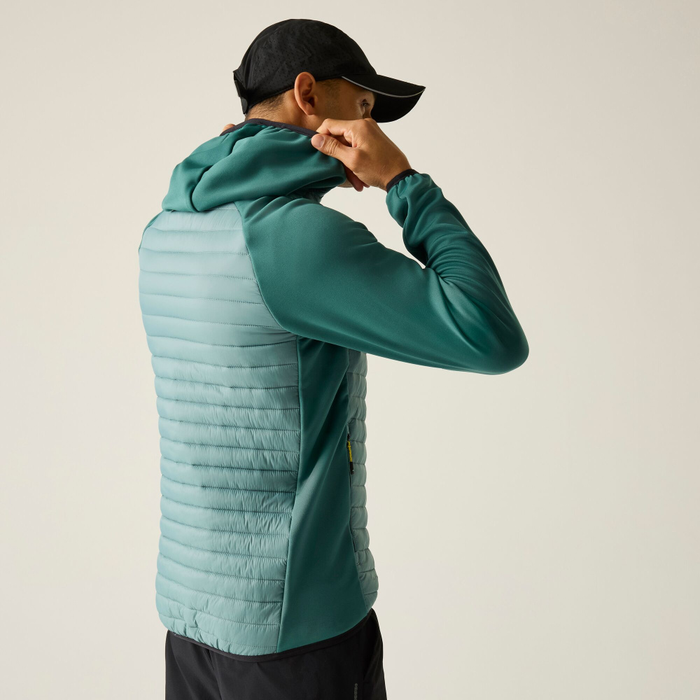 részlet REGATTA Andreson Hybrid zöld férfi egész éves outdoor kabát
