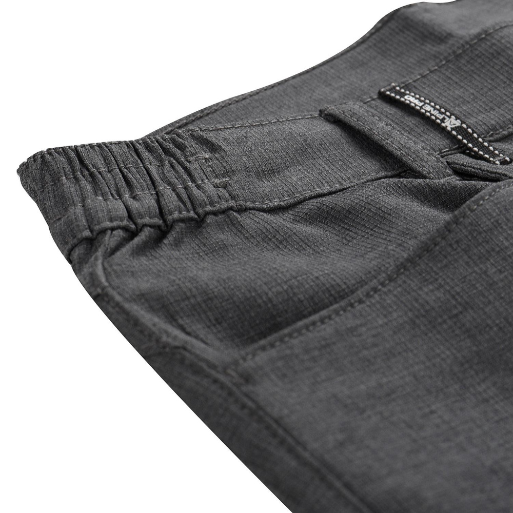részlet ALPINE PRO Timera šedé dámské softshell kalhoty