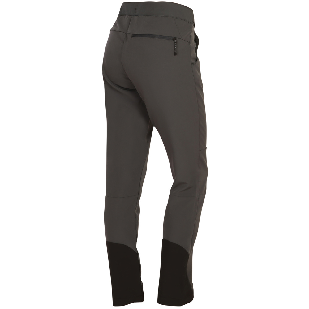 részlet ALPINE PRO Arila šedé dámské funkční softshell kalhoty