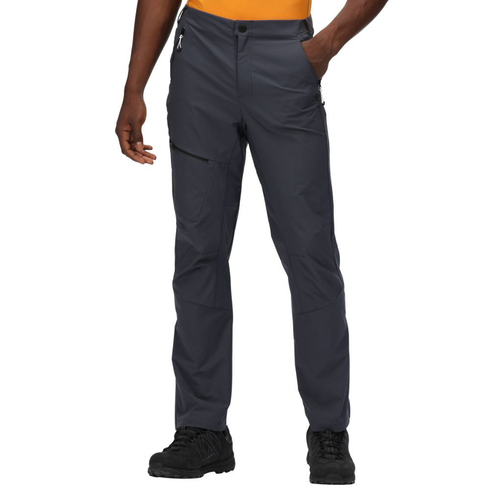 részlet Regatta Highton Pro Trs šedé pánské outdoor kalhoty Waterproof