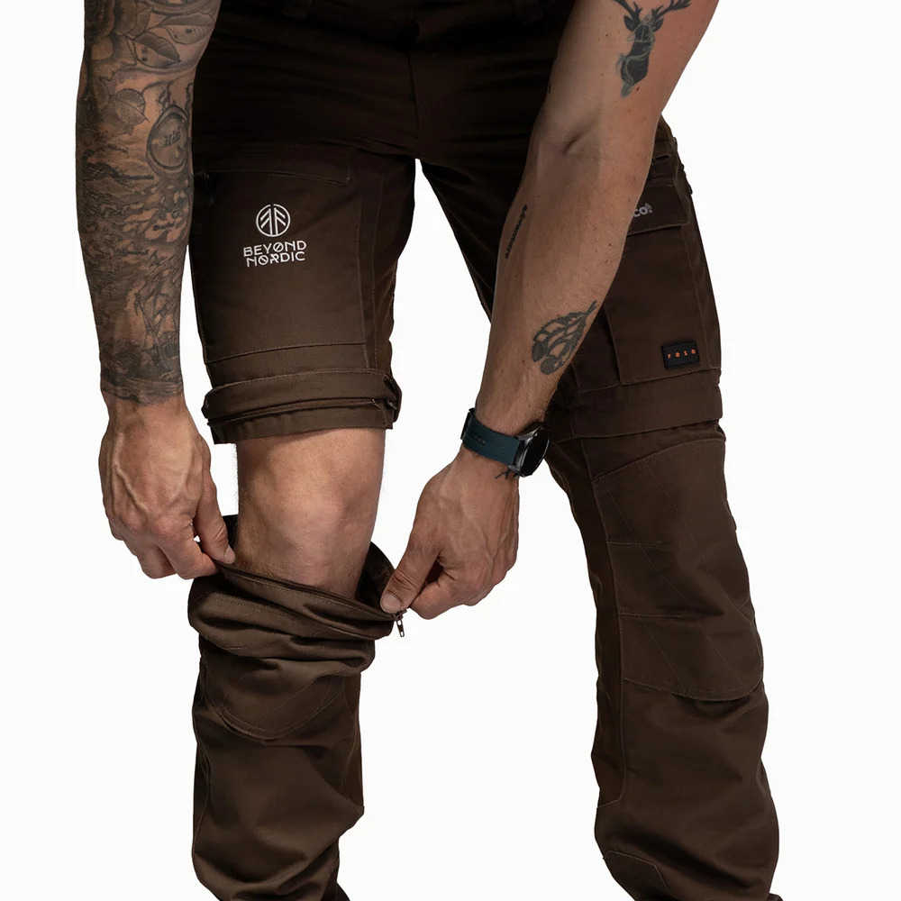 részlet Beyond Nordic Sweden Zip-Off Teflon EcoElite® túranadrág