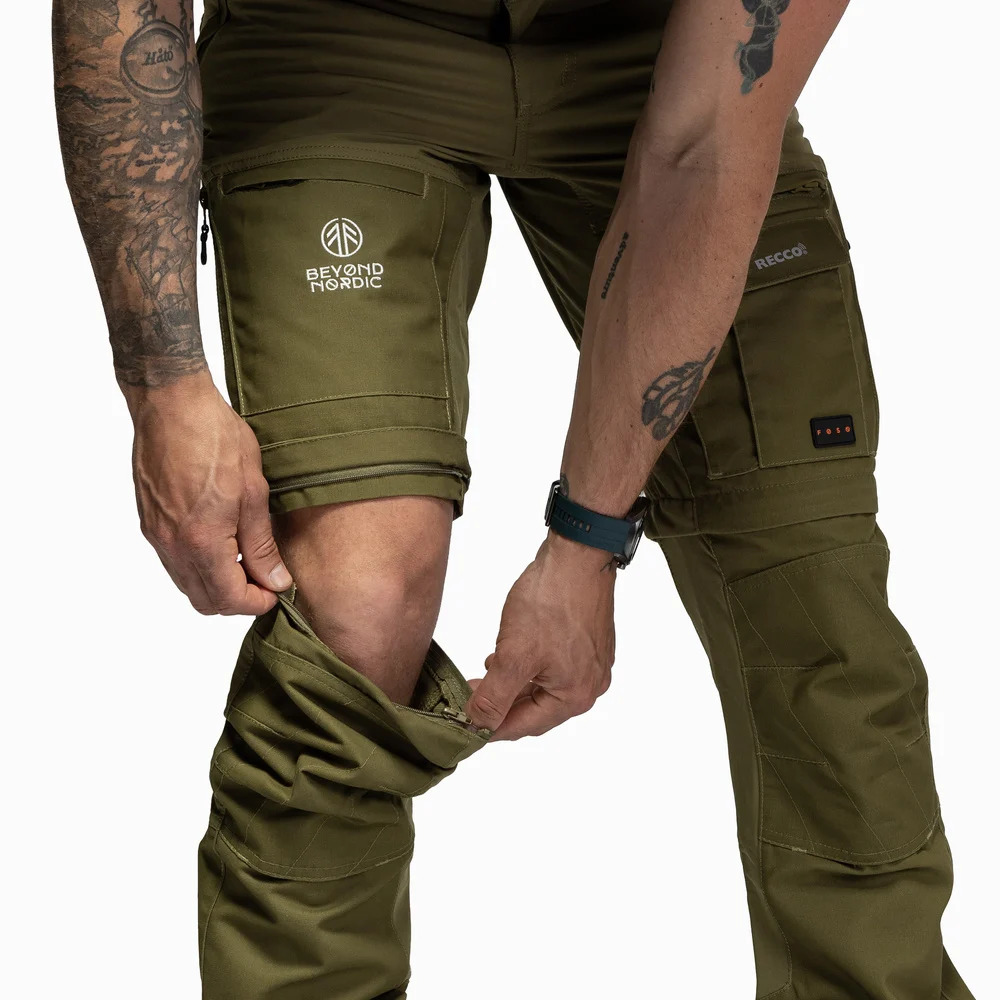 részlet Beyond Nordic Sweden Zip-Off Teflon EcoElite® túranadrág