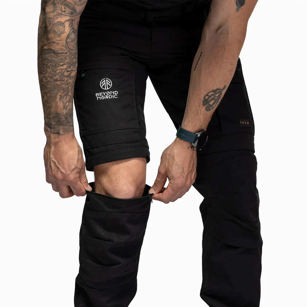részlet Beyond Nordic Sweden Zip-Off Teflon EcoElite® túranadrág