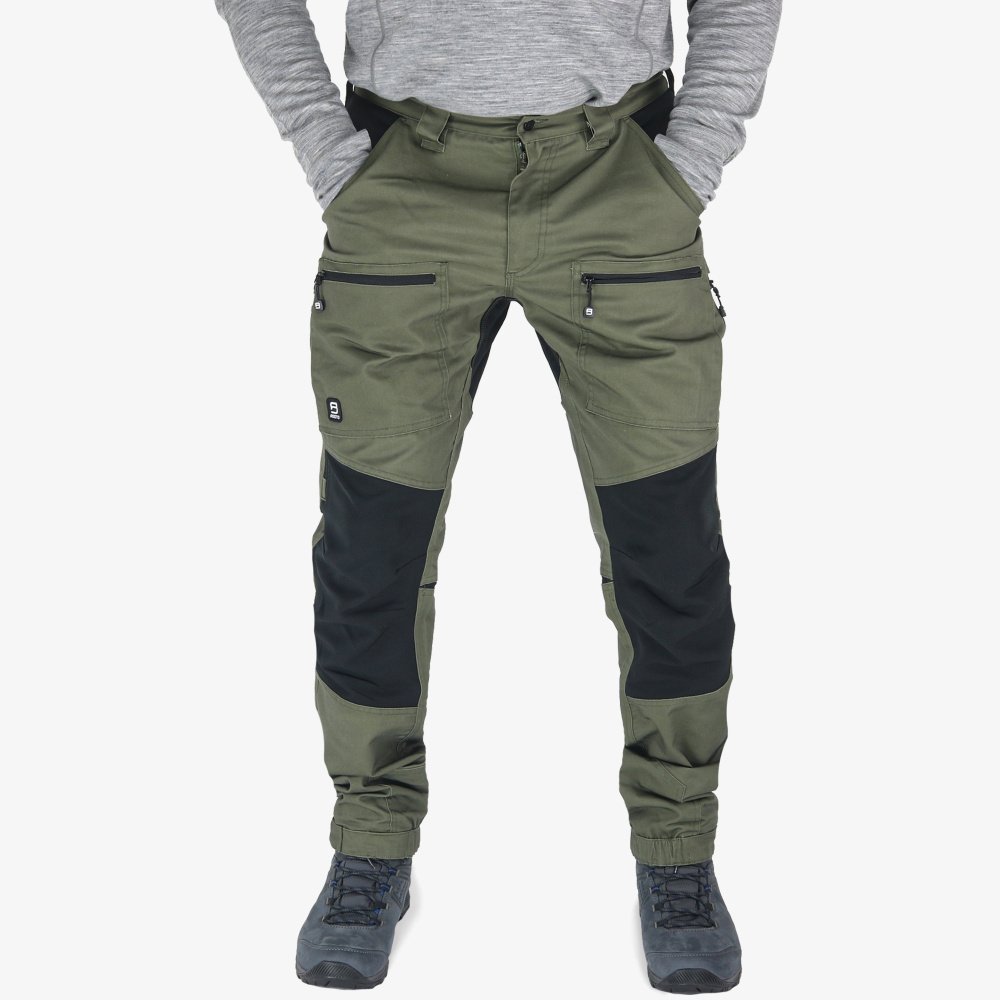 részlet Asoto Northsky Green WR water-resistant túranadrág