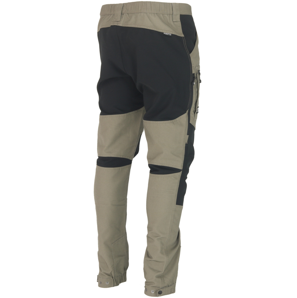 részlet Asoto Northsky Brown WR water-resistant túranadrág