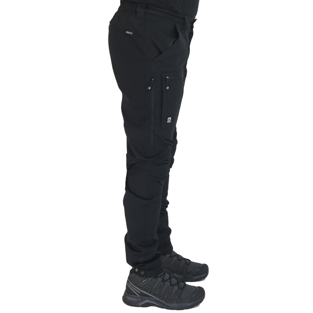 részlet Asoto Northsky Black WR water-resistant túranadrág
