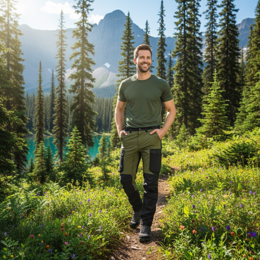 részlet Asoto Abisko t túranadrág DWR SHIELD PRO