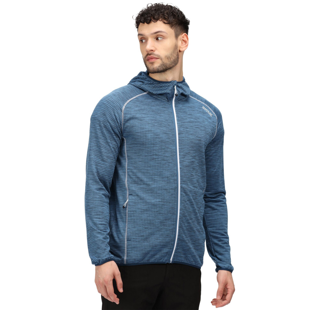 részlet REGATTA Yonder Hoody modrá pánská outdoor mikina