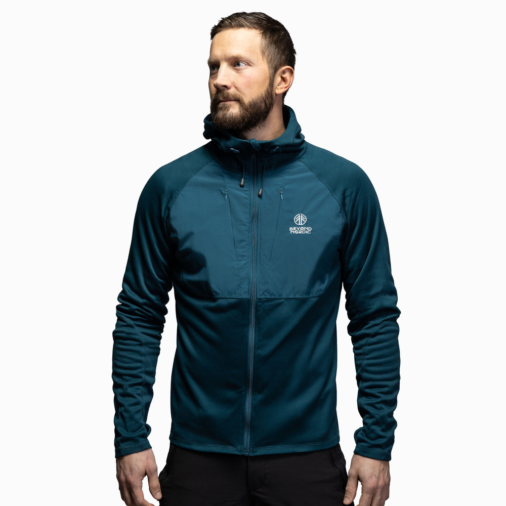 részlet Beyond Nordic Sweden férfi trekking kabát