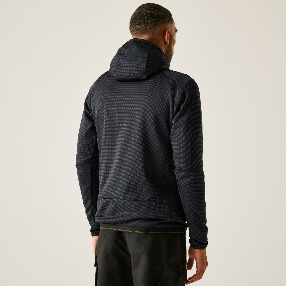 részlet REGATTA Everet szürke férfi funkcionális és rugalmas outdoor pulóver nem csak he