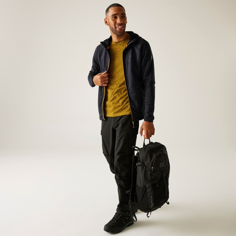 részlet REGATTA Everet szürke férfi funkcionális és rugalmas outdoor pulóver nem csak he