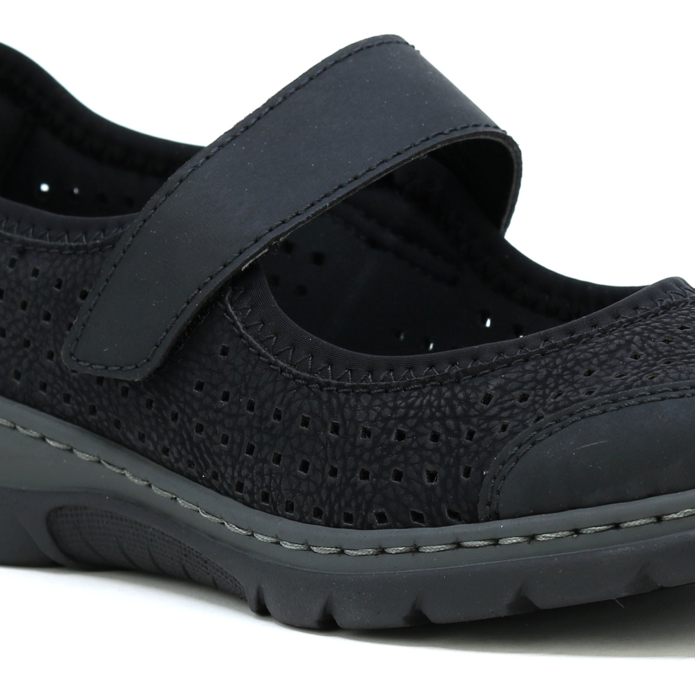 részlet RIEKER L32B5-00 dámská letní polobotka