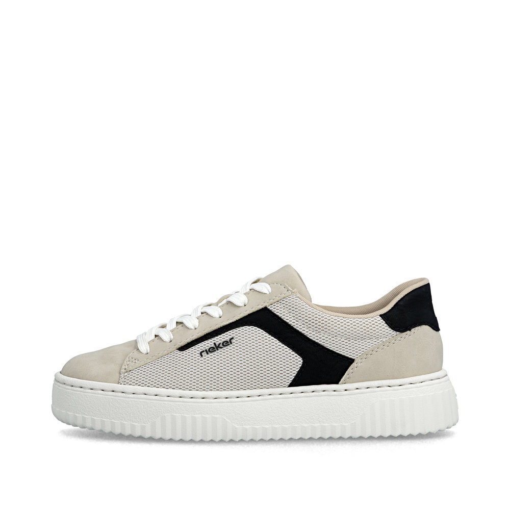 részlet RIEKER N9900-60 bézs női sportcipő, kényelmes és szellős