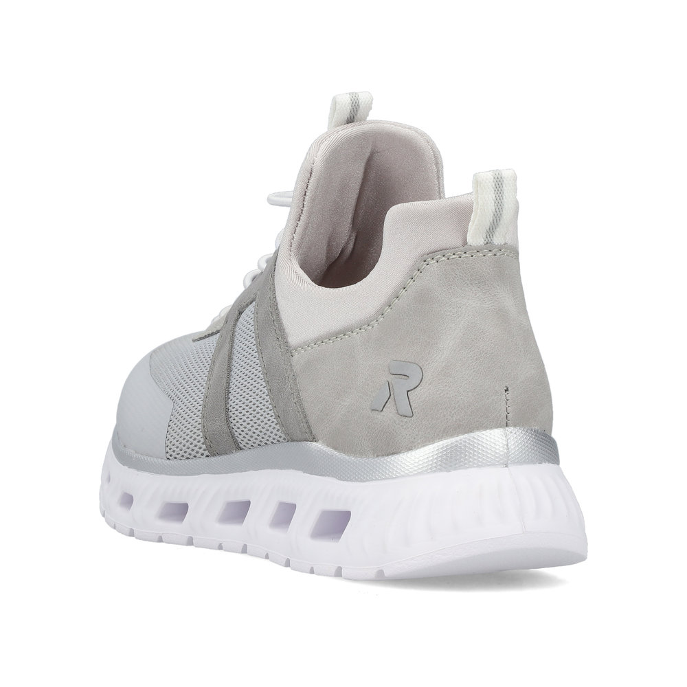 részlet RIEKER M6061-40 szürke női légáteresztő sneaker cipő Antistress technológiával