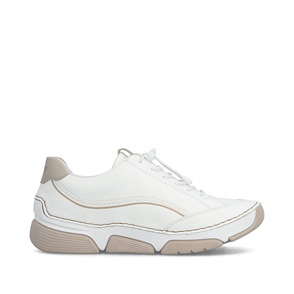 részlet RIEKER 45969-80 fehér női sneaker Antistress technológiával