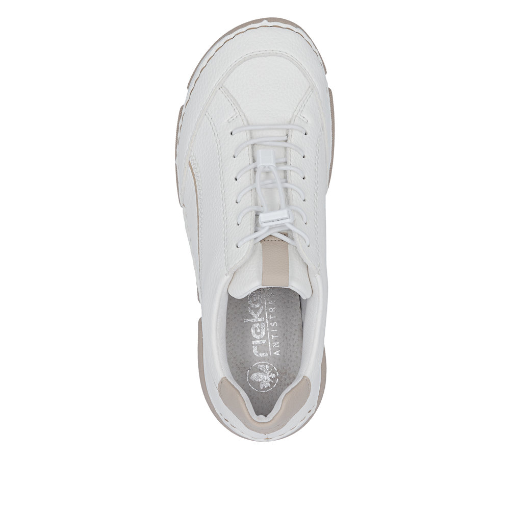 részlet RIEKER 45969-80 fehér női sneaker Antistress technológiával