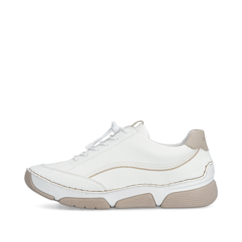 részlet RIEKER 45969-80 fehér női sneaker Antistress technológiával