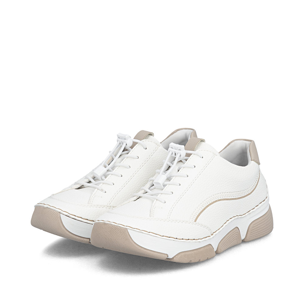 részlet RIEKER 45969-80 fehér női sneaker Antistress technológiával