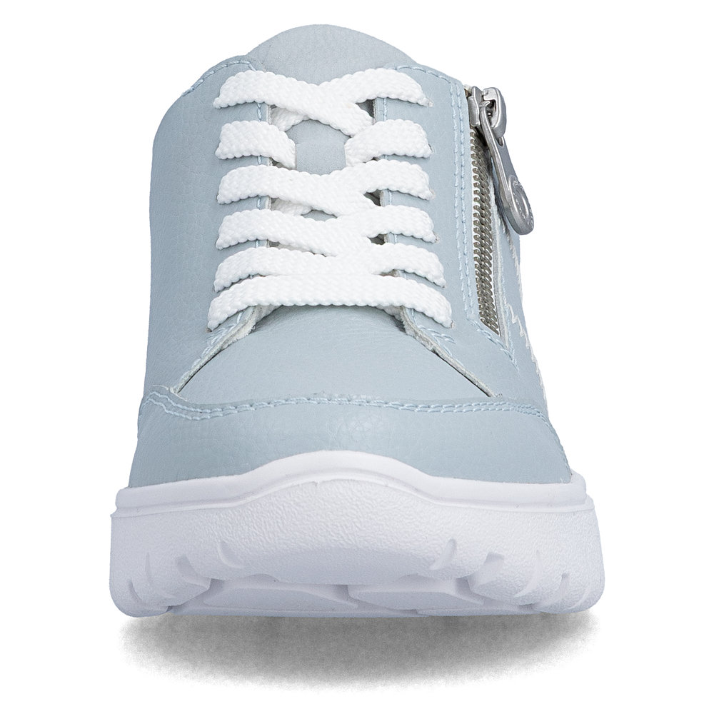 részlet RIEKER N1313-12 kék női sneaker természetes bőrből Antistress talppal