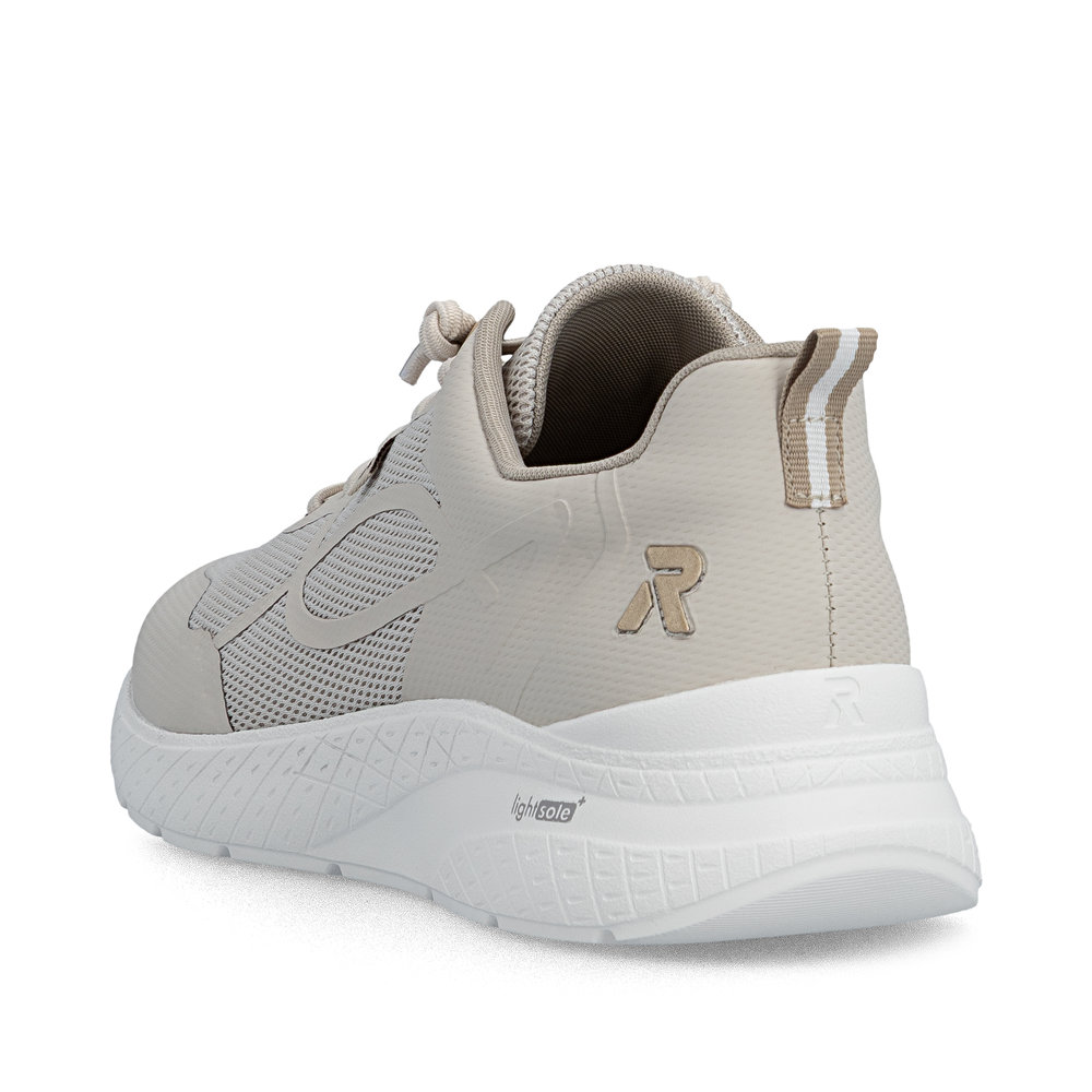 részlet RIEKER M8551-60 bézs női légáteresztő sneaker Antistress talppal