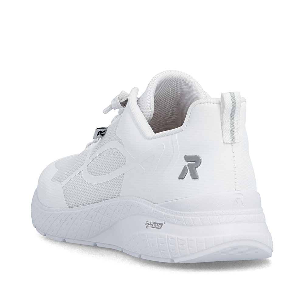 részlet RIEKER M8551-80 fehér női légáteresztő sneaker Antistress talppal