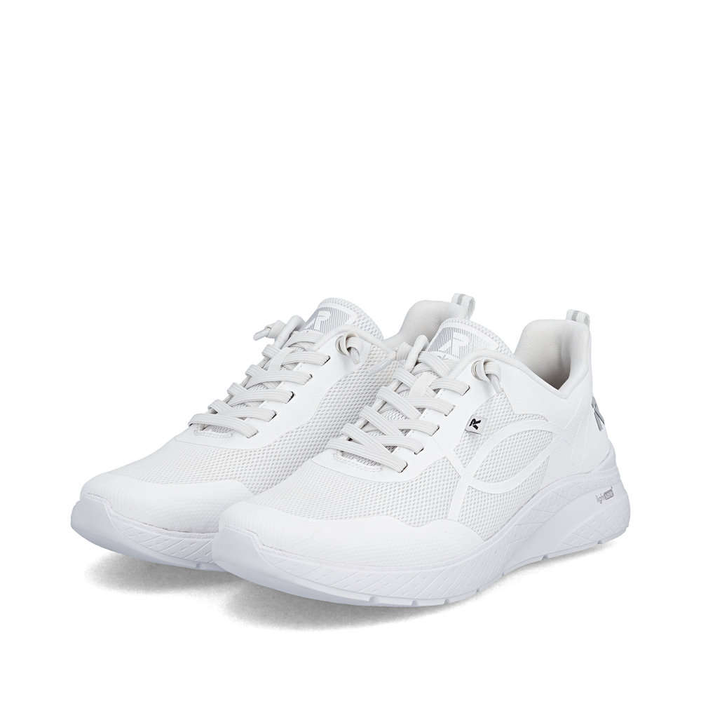 részlet RIEKER M8551-80 fehér női légáteresztő sneaker Antistress talppal