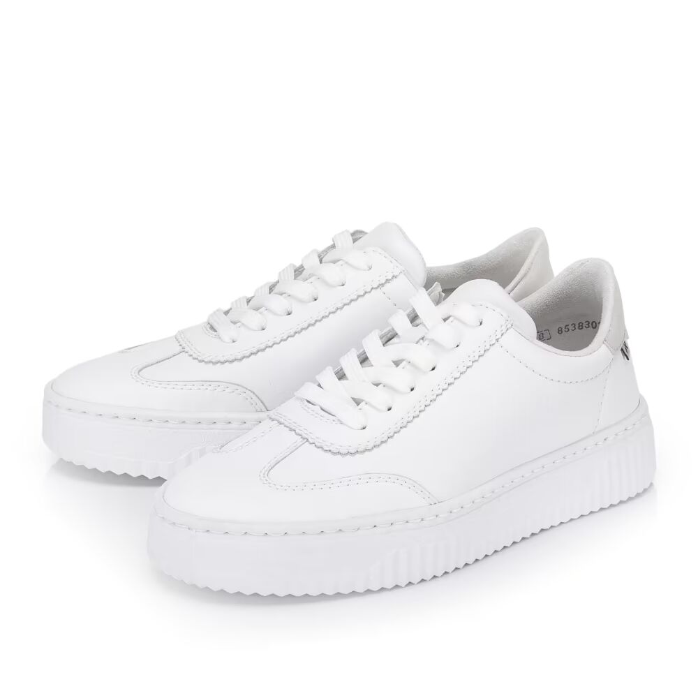 részlet RIEKER N9910-80 fehér női sneaker természetes bőrből Antistress talppal