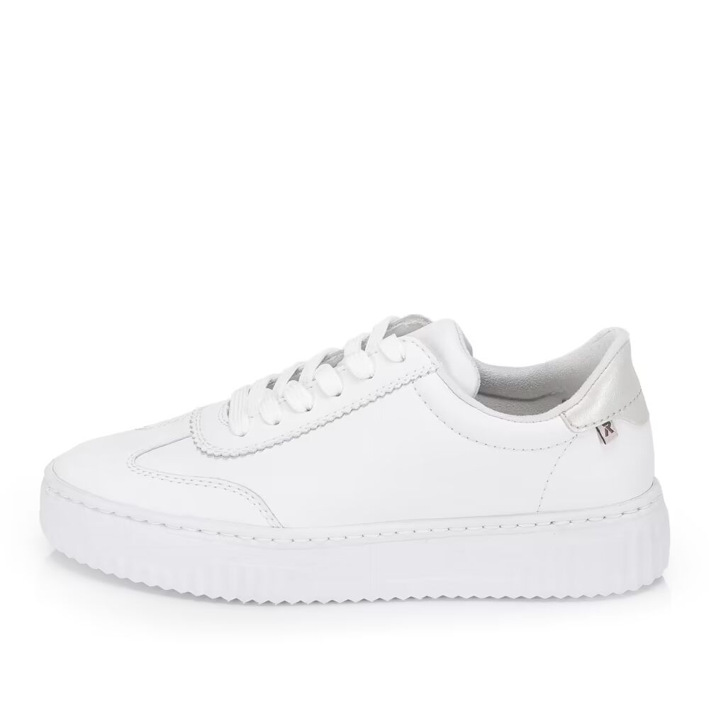 részlet RIEKER N9910-80 fehér női sneaker természetes bőrből Antistress talppal