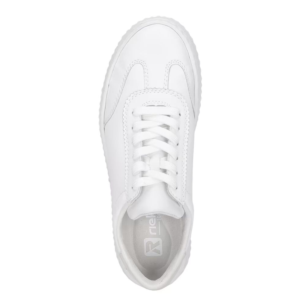 részlet RIEKER N9910-80 fehér női sneaker természetes bőrből Antistress talppal