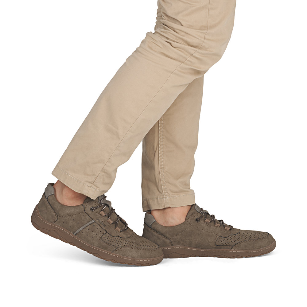 részlet RIEKER 08351-64 barna férfi sneaker Antistress talppal