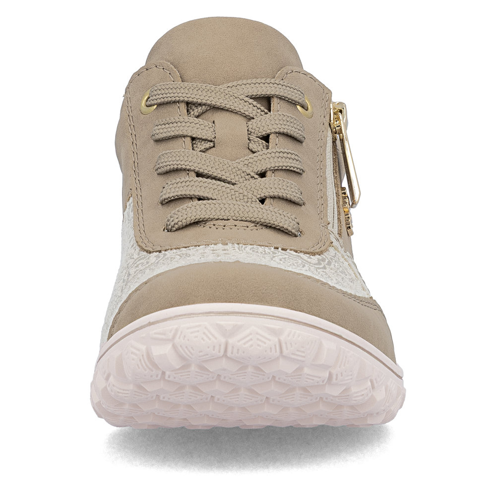 részlet RIEKER 59502-62 bézs női sneaker Antistress talppal