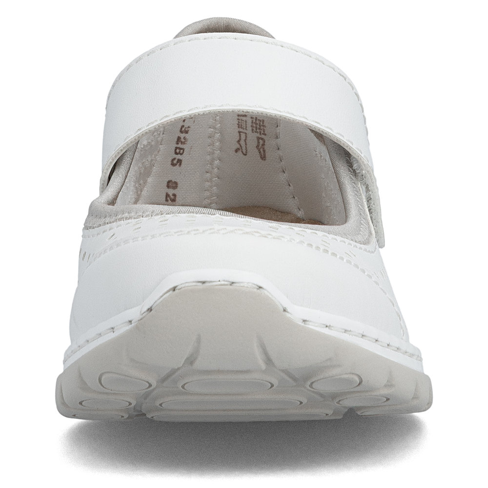 részlet RIEKER L32B5-82 fehér női nyári félcipő, jól szellőző, Antistress