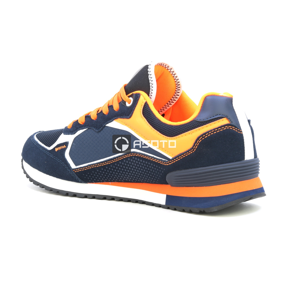 részlet SPARCO S-Road BM kék férfi kényelmes utcai sneaker, modern megjelenés