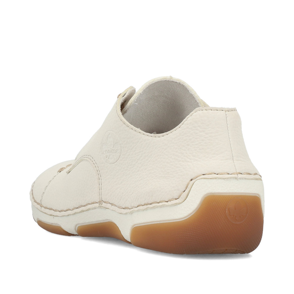 részlet RIEKER 55920-80 bézs női kényelmes, könnyű sneaker, Antistress talp
