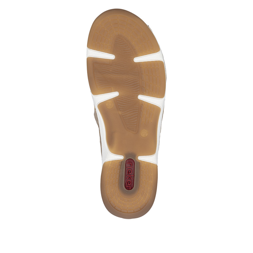 részlet RIEKER 55958-20 bézs női balerina meleg nyári napokra, Antistress