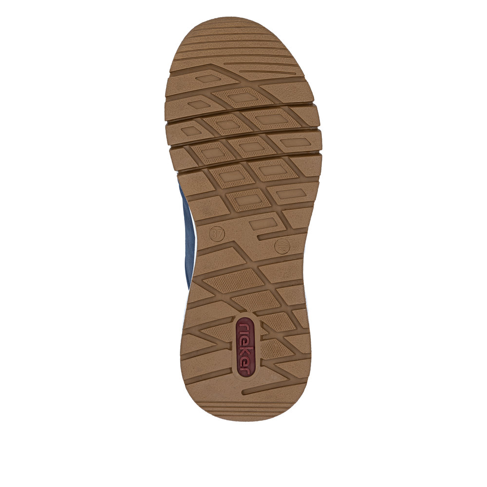 részlet RIEKER M4903-14 kék női sportcipő, modern és kényelmes, Antistress talp