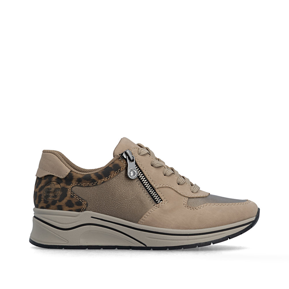 részlet RIEKER N9503-20 bézs női sportcipő, Antistress talp, modern