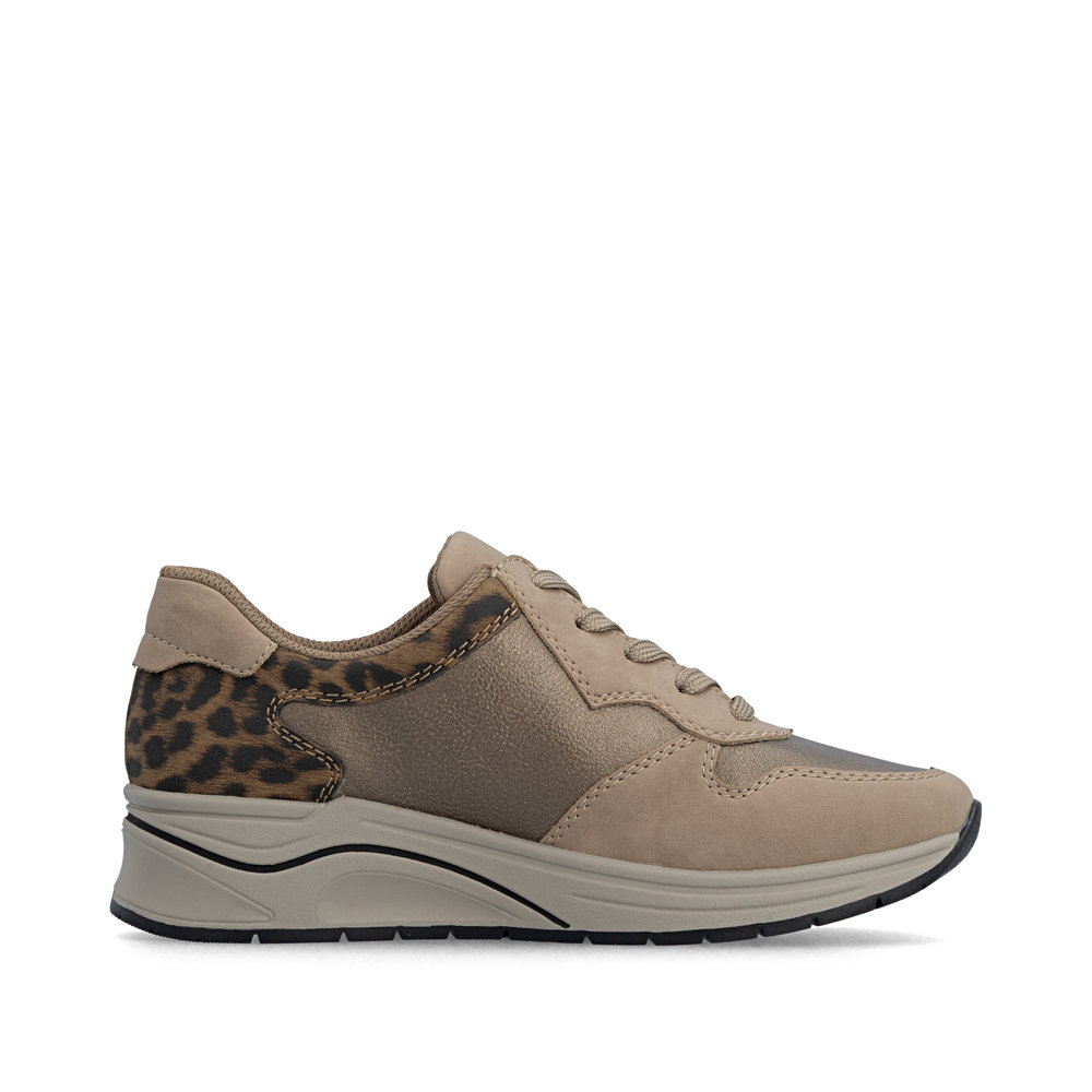 részlet RIEKER N9503-20 bézs női sportcipő, Antistress talp, modern