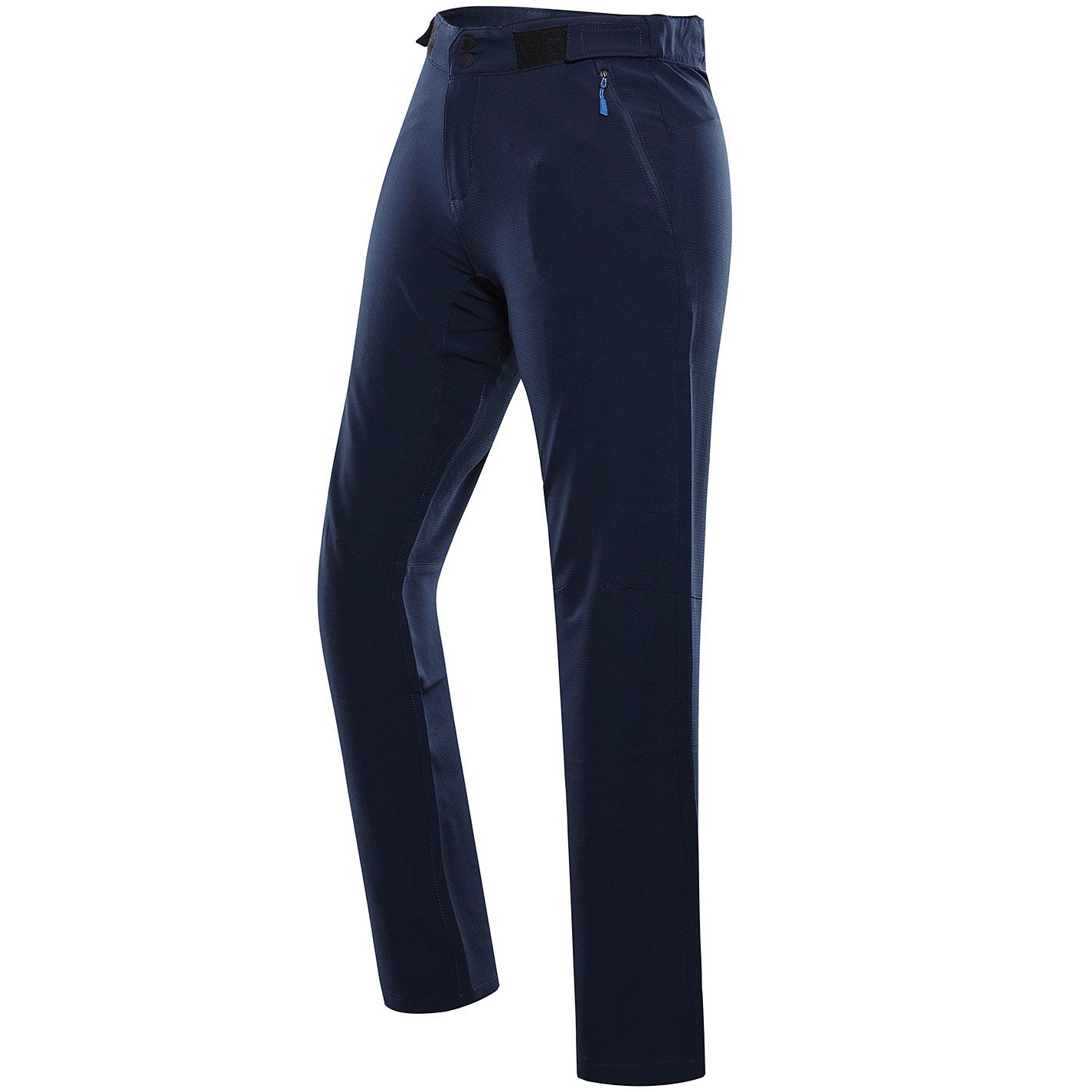 detail ALPINE PRO Munika 3 modré dámské softshell kalhoty
