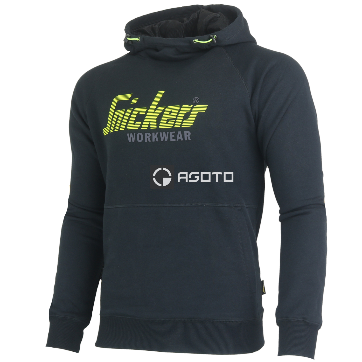 detail SNICKERS Premium Logo férfi pulóver