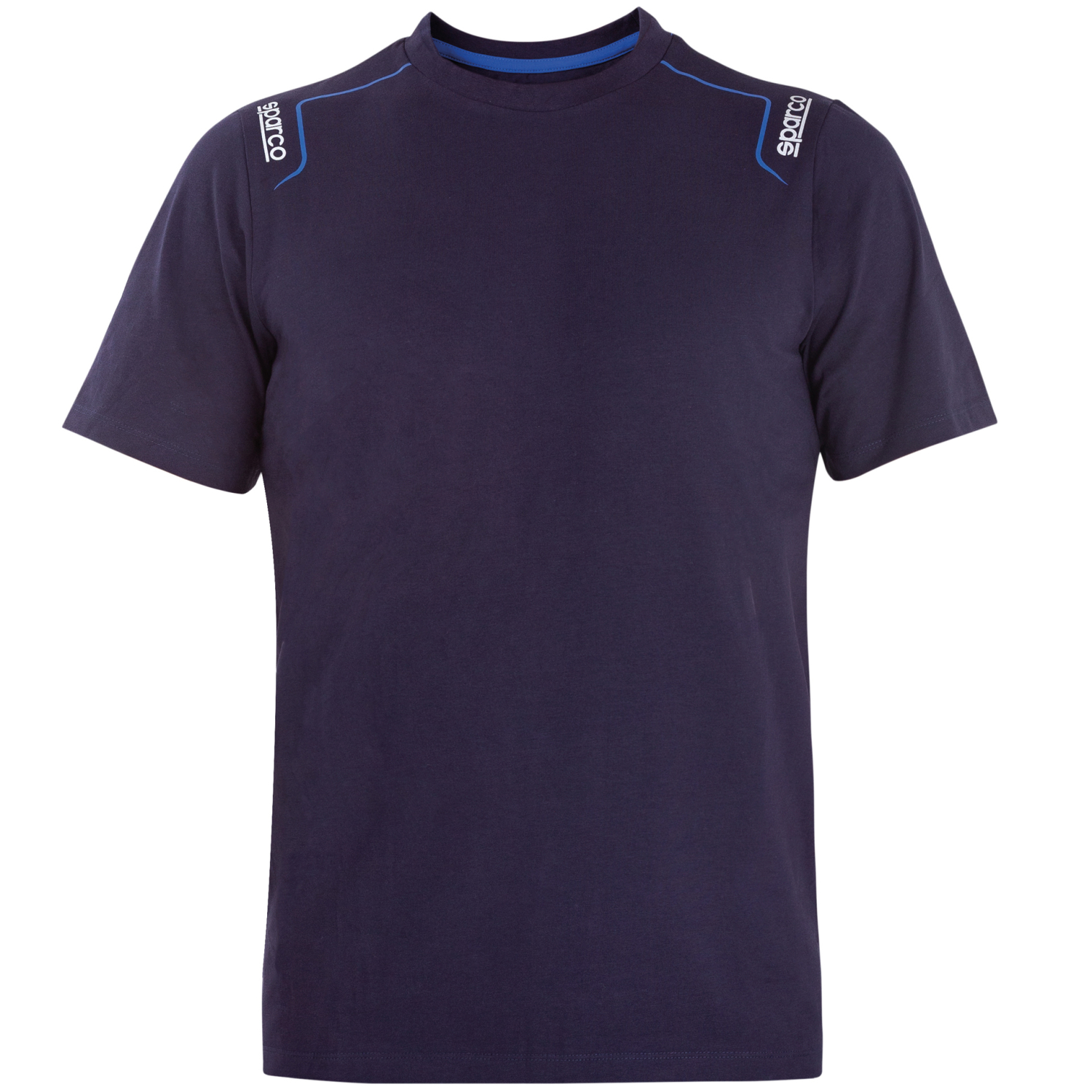 detail SPARCO Trenton Stretch modré pánské triko