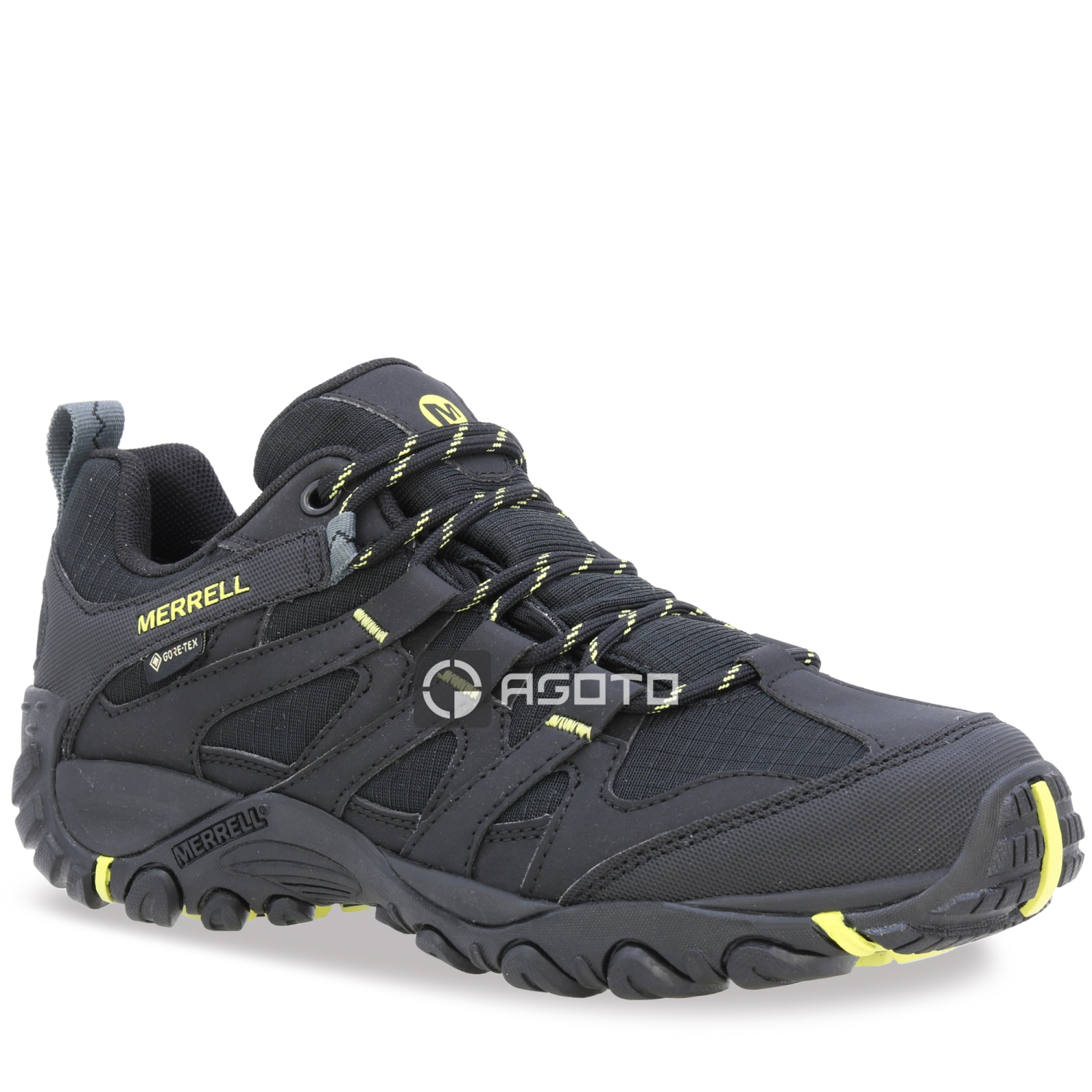 detail MERRELL CLAYPOOL SPORT GTX black/key trekking cipő