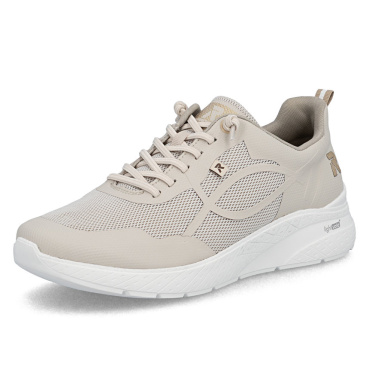 RIEKER M8551-60 bézs női légáteresztő sneaker Antistress talppal