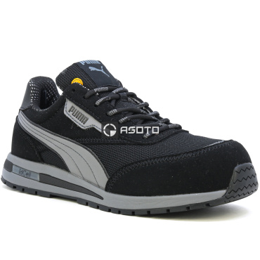 PUMA Rider BLK Low S1PS ESD munkavédelmi cipő