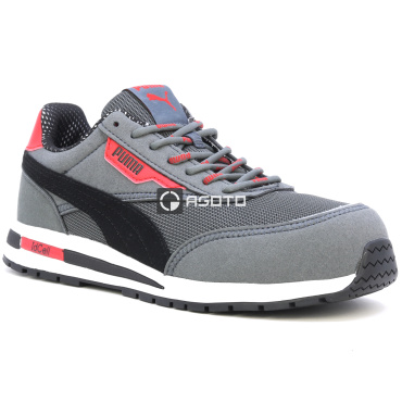 PUMA Rider Grey Low S1PS ESD munkavédelmi cipő