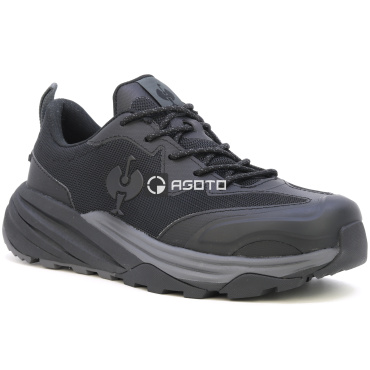 Engelbert Strauss Harlem S6 Low fekete férfi munkavédelmi cipő a maximális kénye