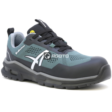 ALBATROS Eclipse S1 Grey Low szürke férfi könnyű munkacipő, puha lépésérzet